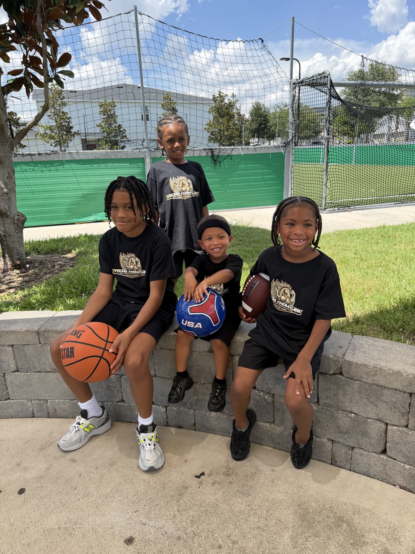 Young Anomalies athletes together